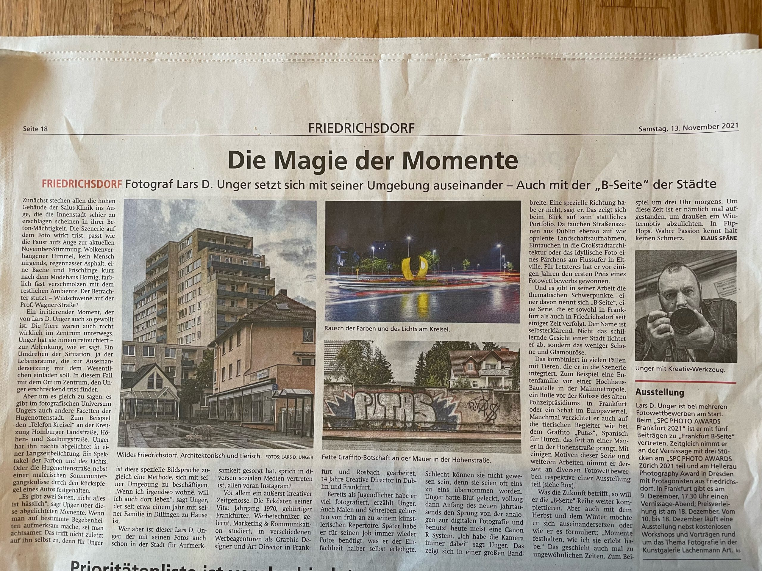 Lars D. Unger - Magie der Momente - Frankfurter Neue Presse
